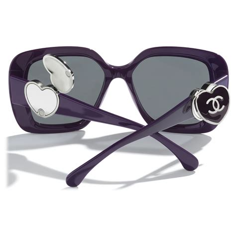 occhiali da sole chanel viola|Occhiali da Sole .